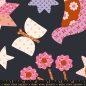 Preview: Baumwolle Patchwork -  Alexia Abegg - Ruby Star Society - Meadow Star - Soft Black Applique Menagerie